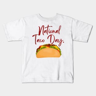 National Taco Day Kids T-Shirt